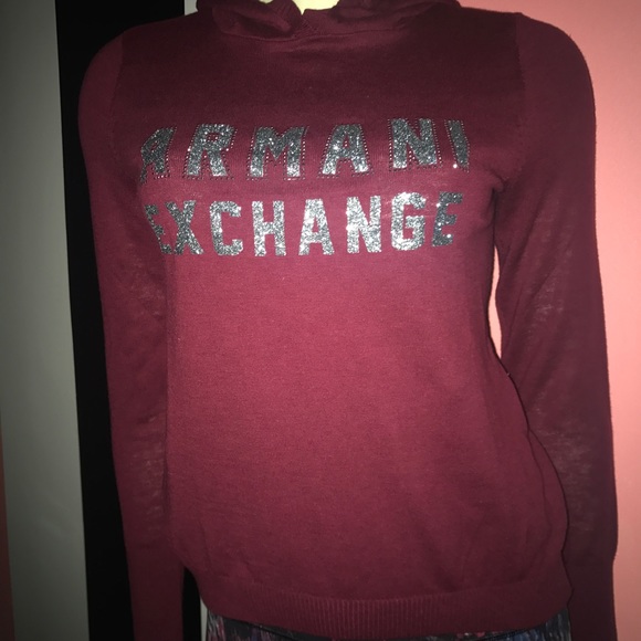 Armani Exchange STUD HOODED SWEATER - Picture 5 of 5