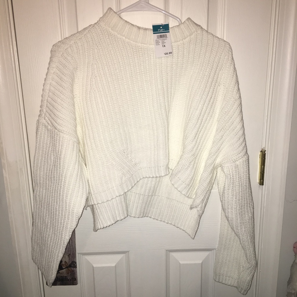 Rue 21 cropped sweater NWT