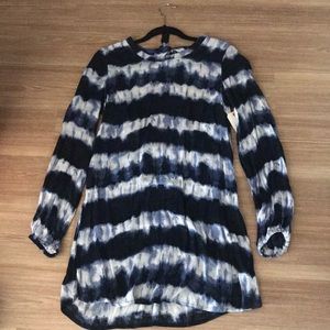 Billabong tie-dye open backed shift dress