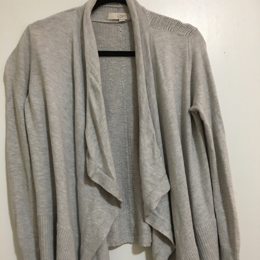 Loft open front sweater