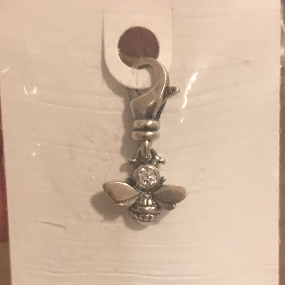 Silpada Buzz Worthy charm with Cubic Zirconia