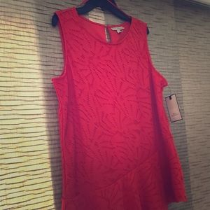 Large Dana Buchman sleeveless blouse