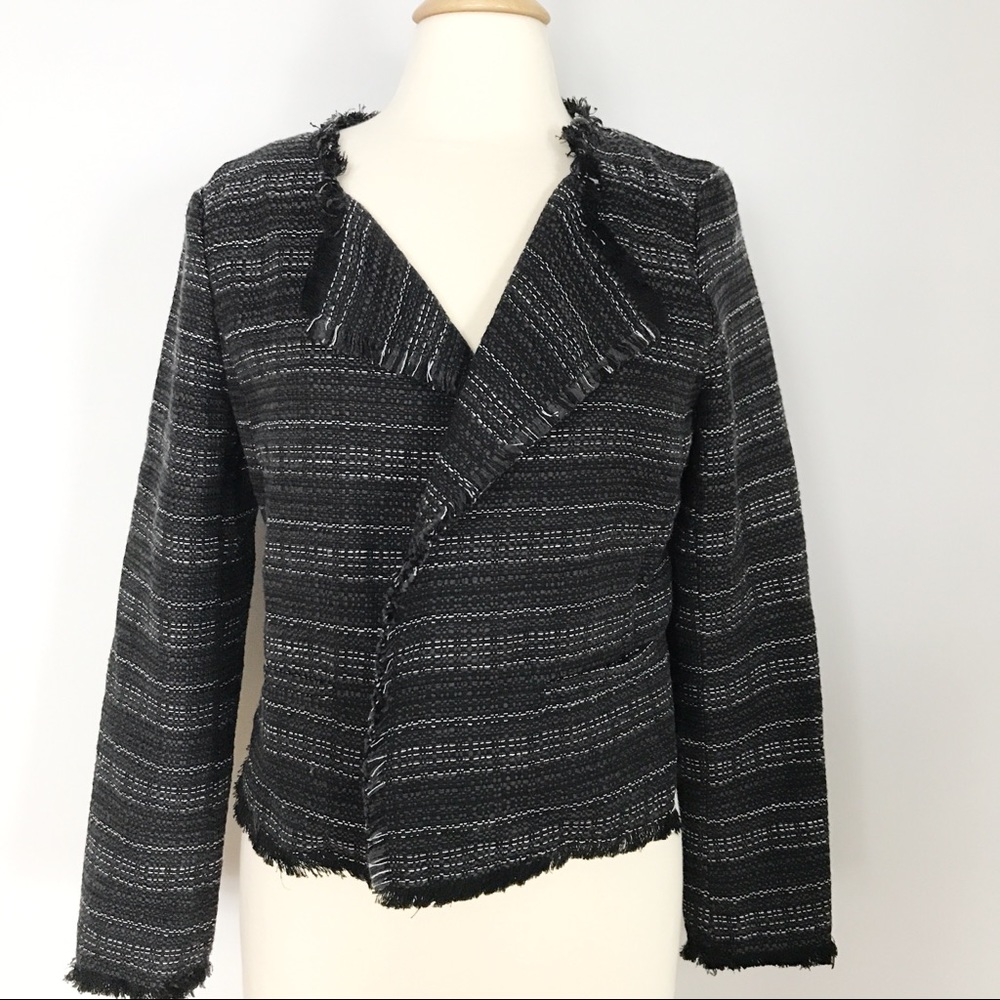 Adrienne Vittadini tweed Blazer