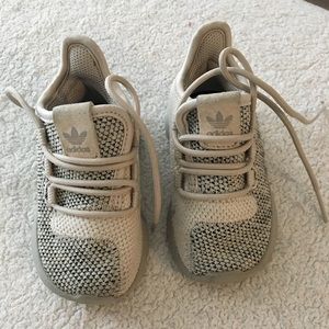 Adidas ortholite tan toddler sneakers