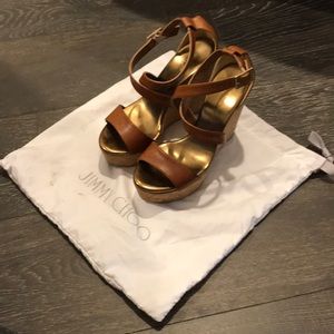 Jimmy Choo Portia Platform Wedge 6.5/36.5