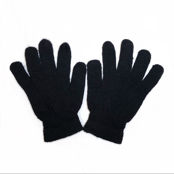 NEW Embroidered Abstract Knit Gloves - Picture 2 of 3