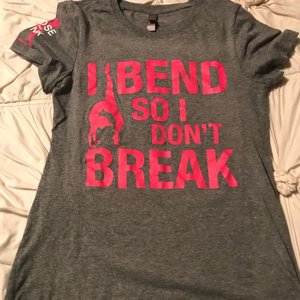 Super cute yoga shirt...never worn