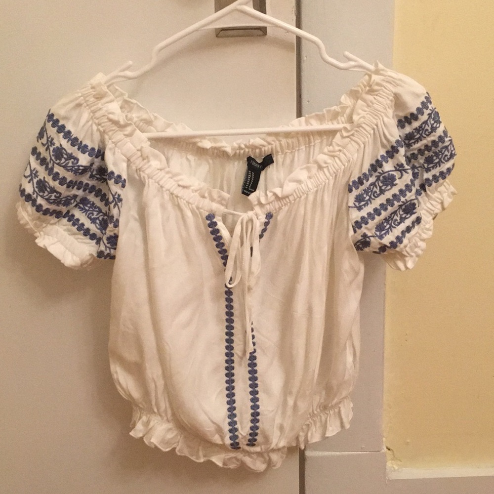 Adorable Boho Off the Shoulder Blouse