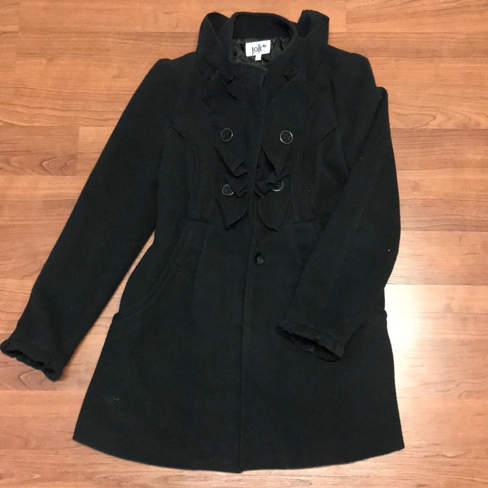Black Ruffled jacket