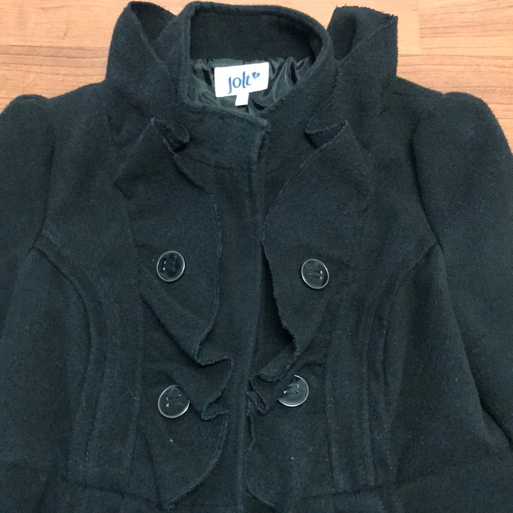 Black Ruffled jacket - Picture 2 of 6