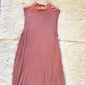 Midi light pink dress from pacsun