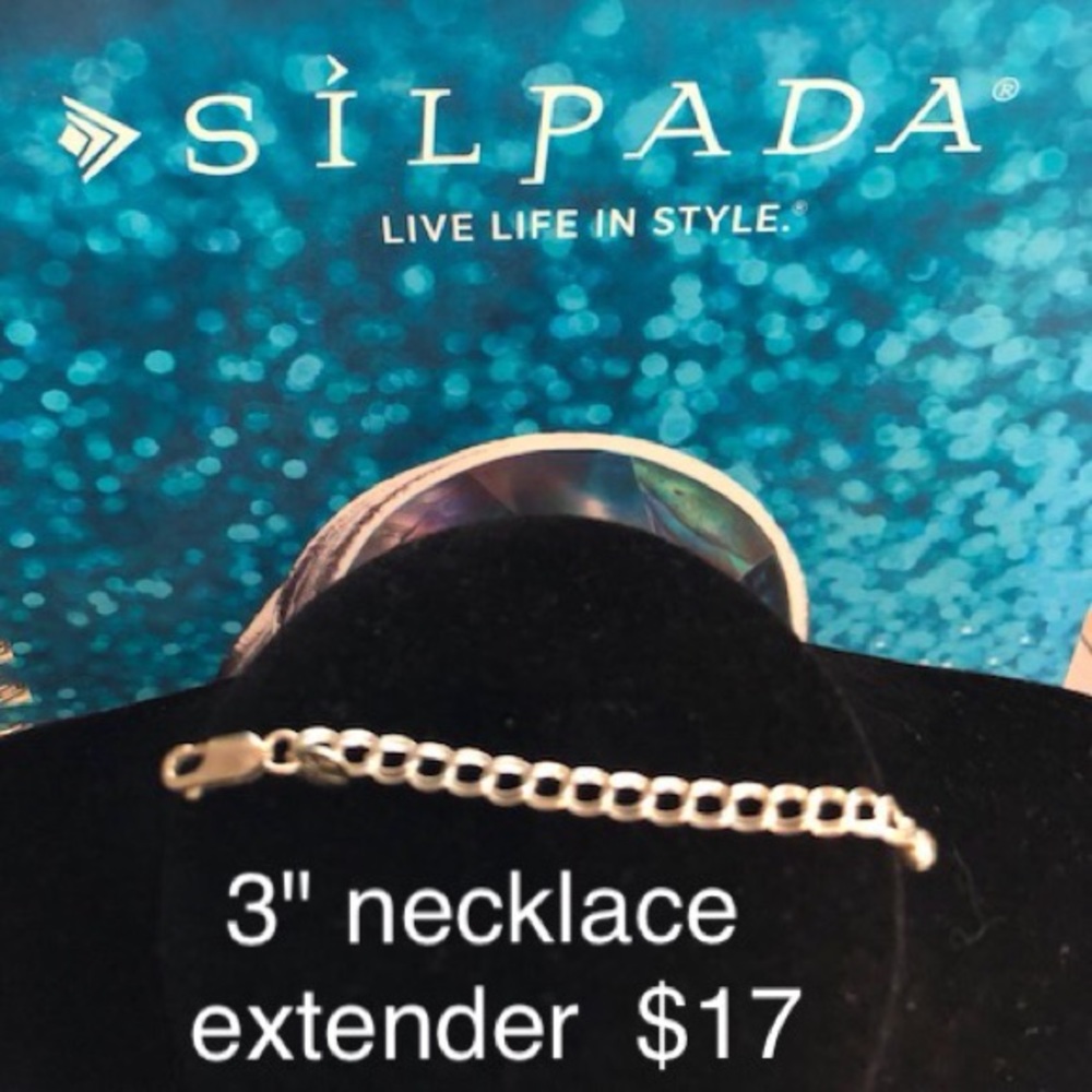 SILPADA .925 Sterling silver necklace extender