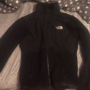 Black north face jacket, used but good condition