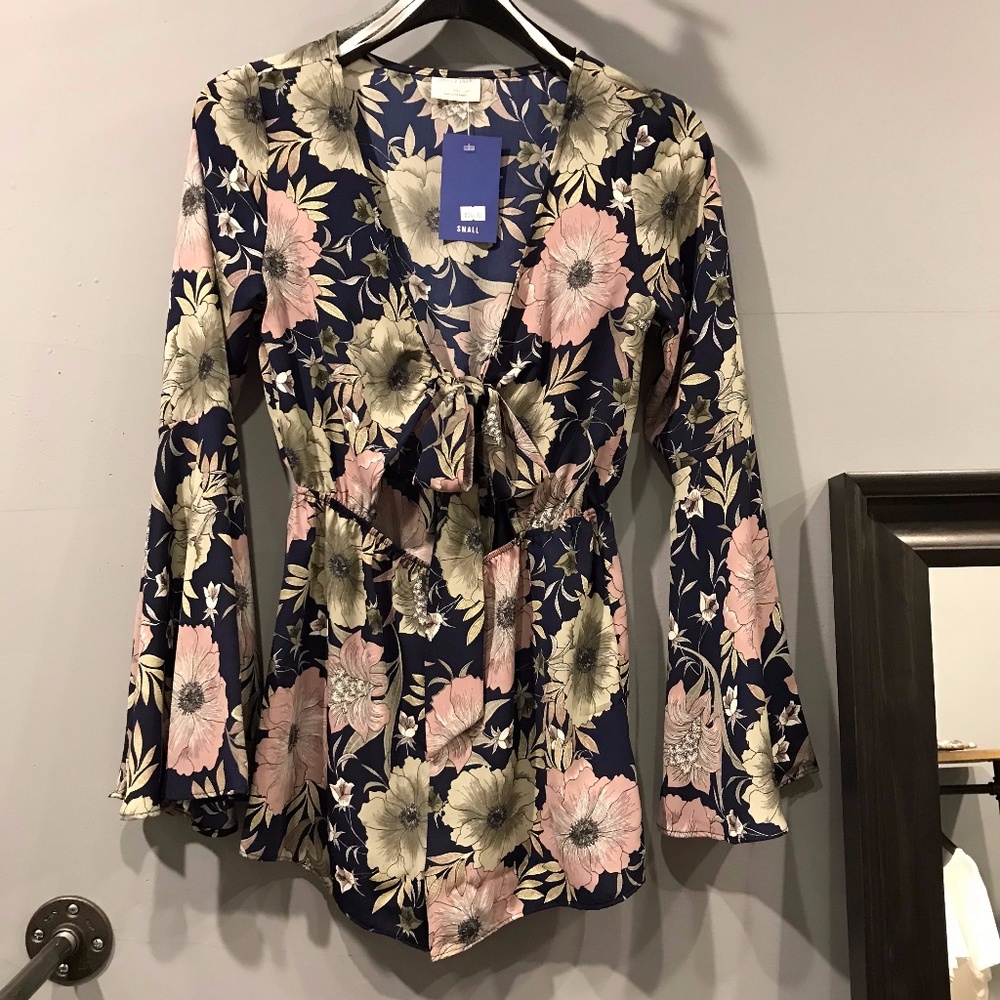 Long Sleeve Short Romper