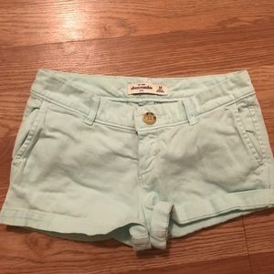 Abercrombie Kids Baby Blue Shorts SZ 10