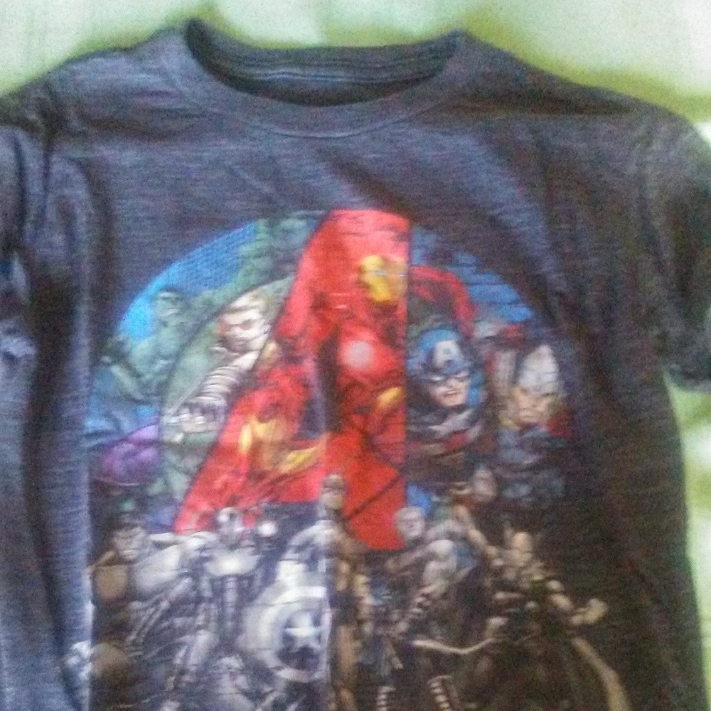 Boy avenger shirt