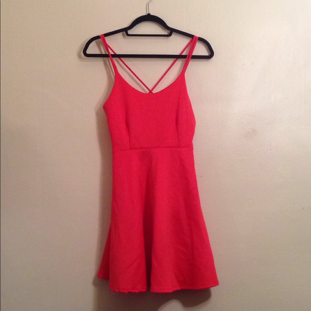 Pink Strappy Dress 🍧