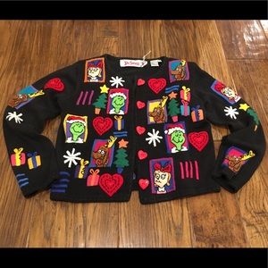 Michael Simon Dr Seuss Grinch Christmas Sweater