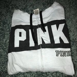 Victoria secret pink lightweight zip hoodie