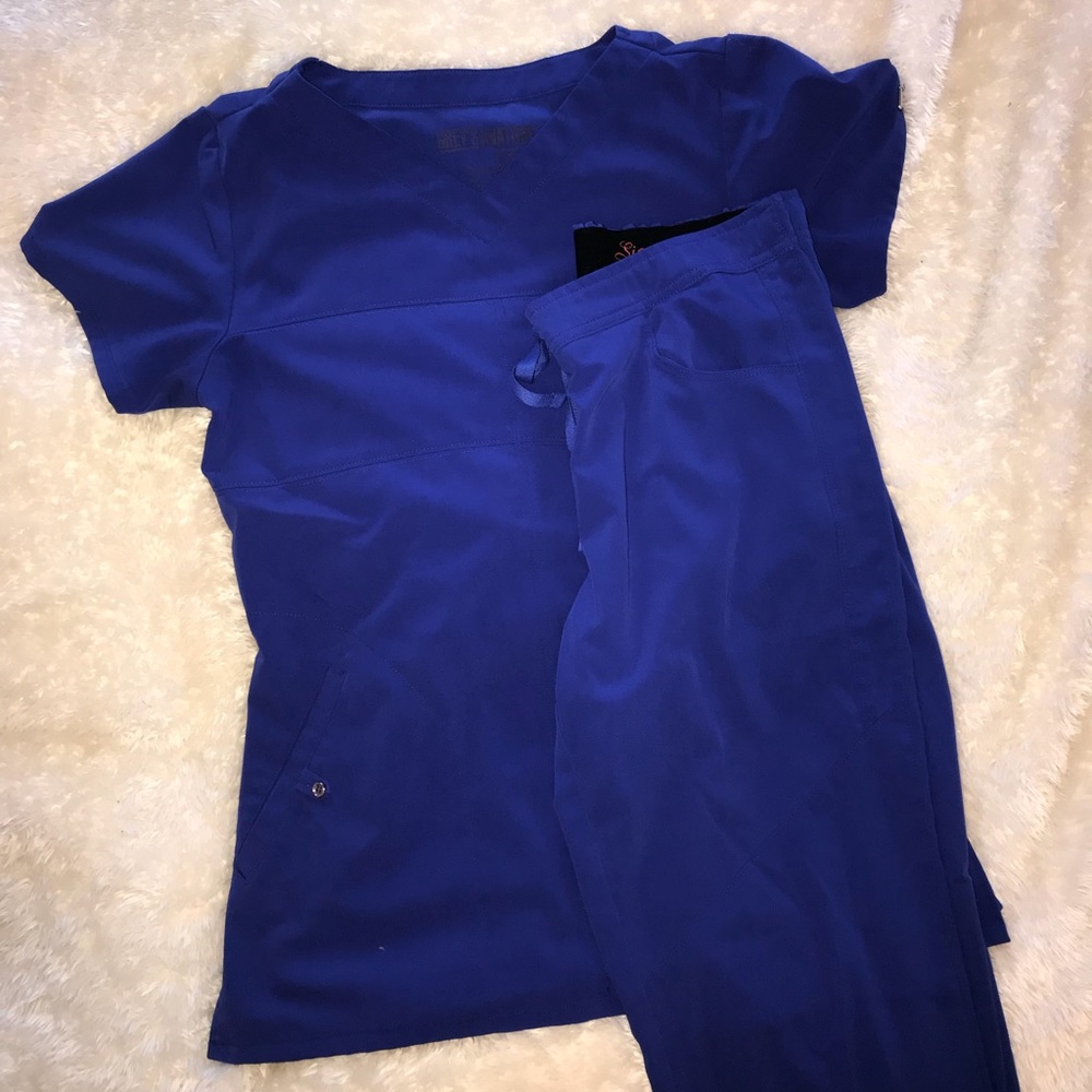 Royal blue Grey’s Anatomy scrubs