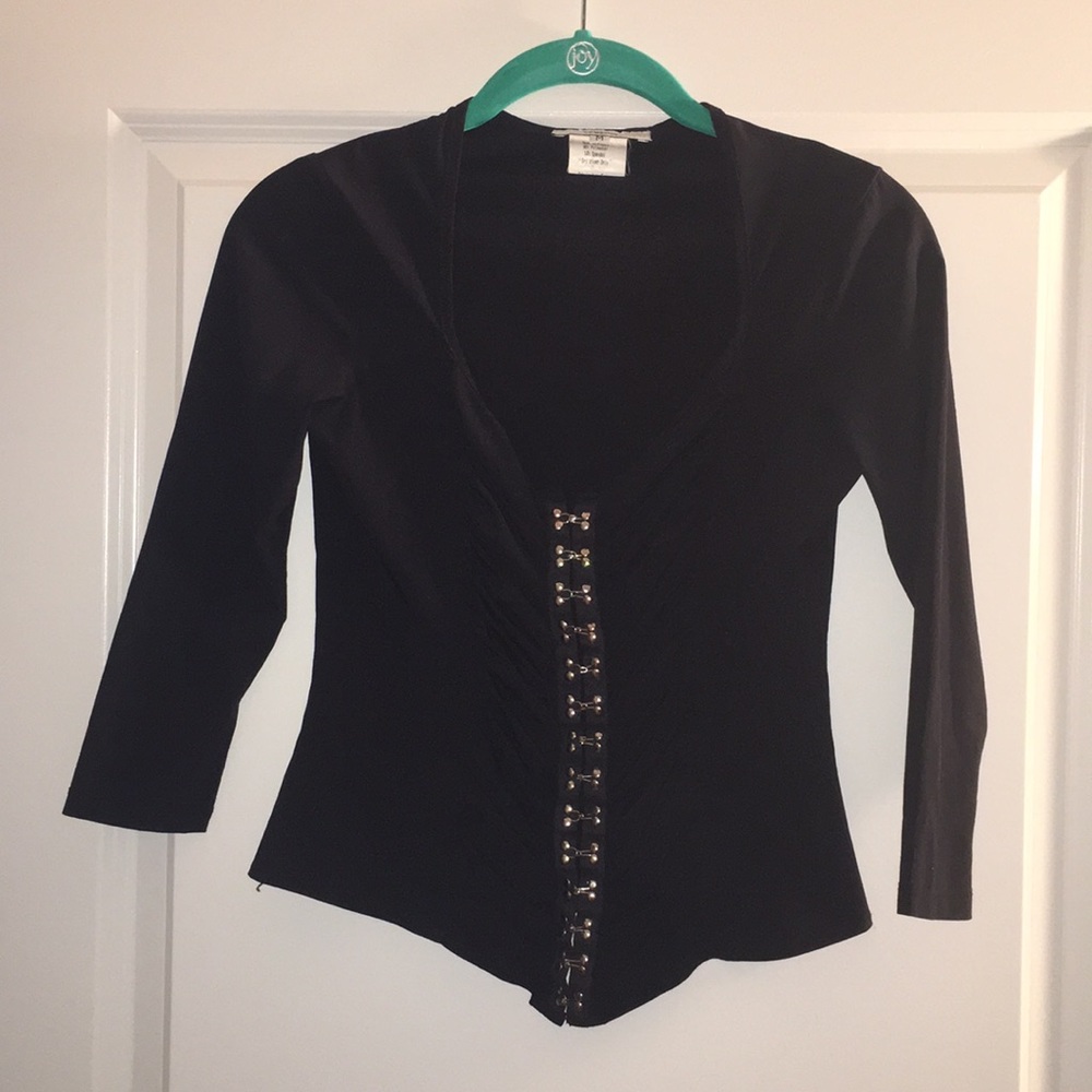 Black Vertigo Paris top/blouse size medium.