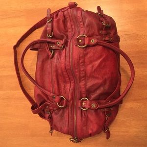 Red big buddha purse