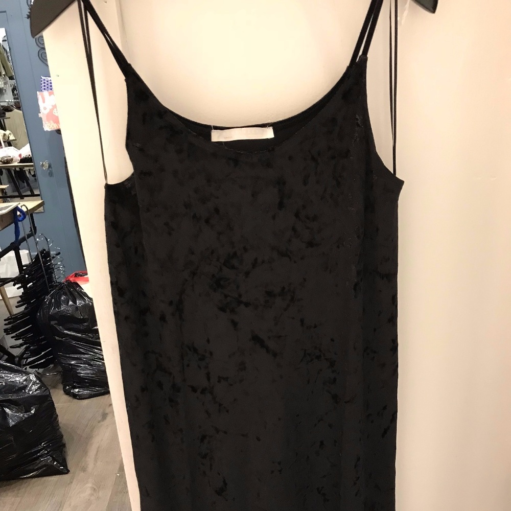 Velvet Strap Dress