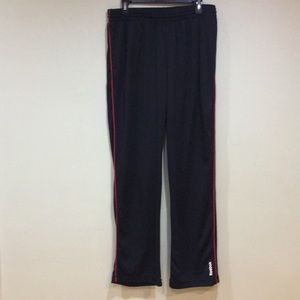 Reebok XL black 100% polyester sweatpants
