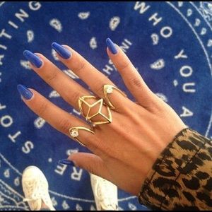 Melody Ehsani  geometric ring sz 8