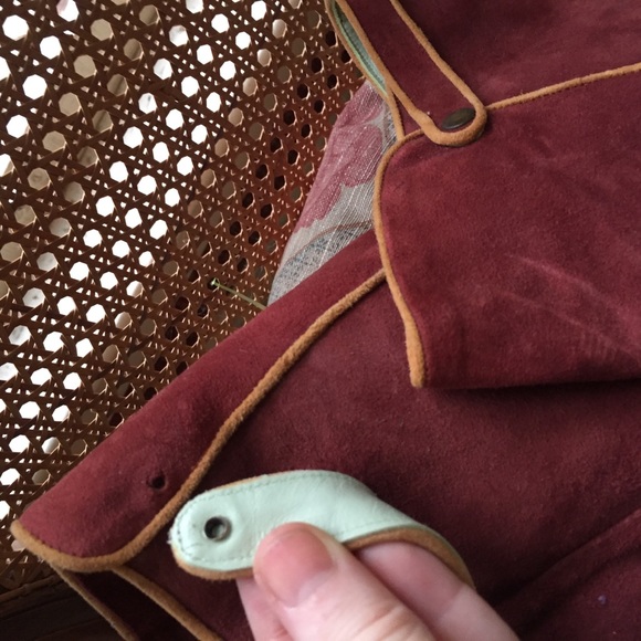 Red/Rust Suede Boots - Picture 5 of 8