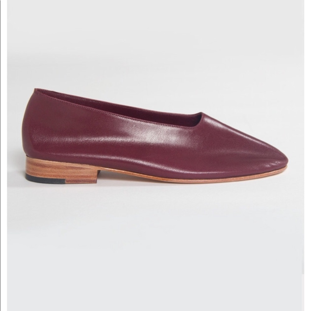 Martiniano Leather Ballet Glove Flat