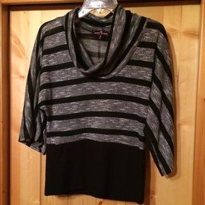 Sparkly sweater 3/4 dolman sleeves