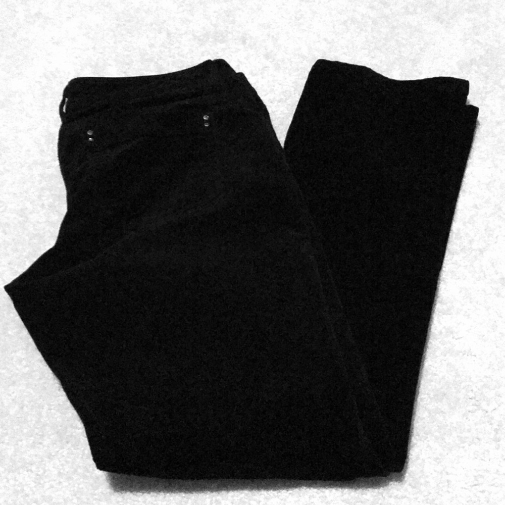 WHBM Noir Corduroy Pants