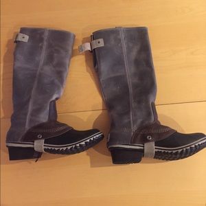 Sorrell slimpack tall riding boot Green