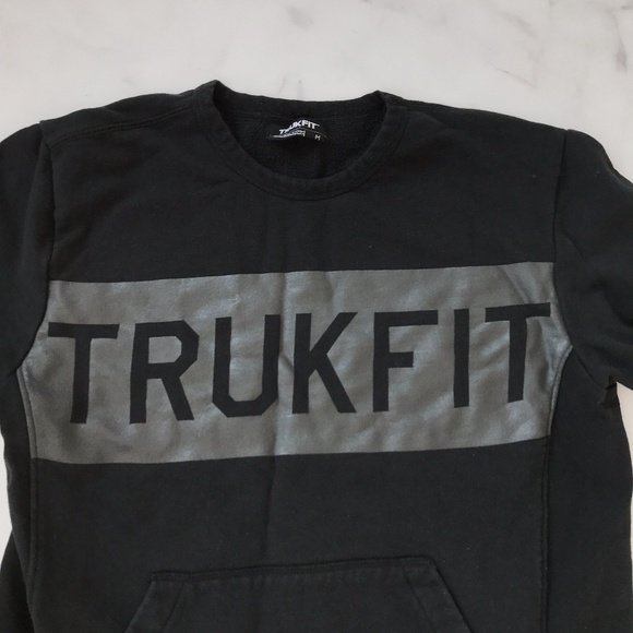 ⬇️$18⬇️ Men's TRUKFIT SS Black Sweatshirt - Picture 3 of 6