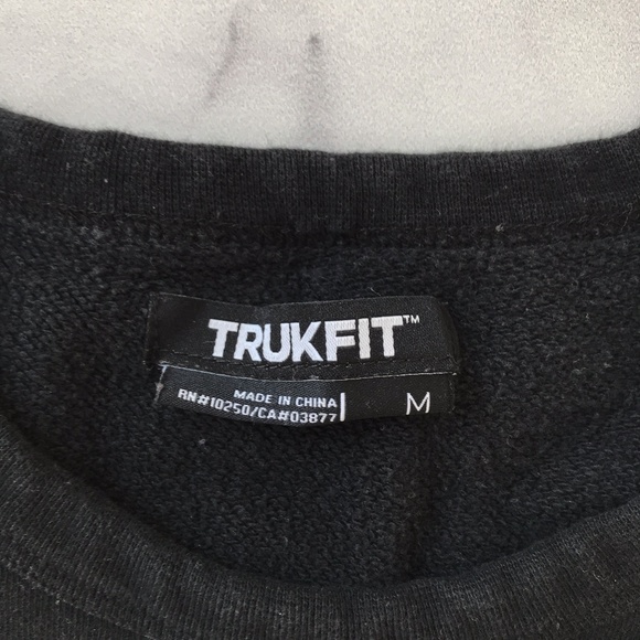 ⬇️$18⬇️ Men's TRUKFIT SS Black Sweatshirt - Picture 4 of 6
