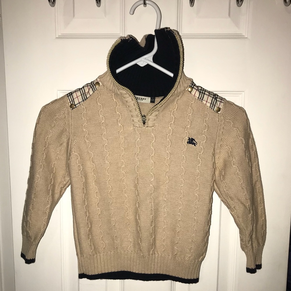 Baby Boy Burberry Pullover Sweater