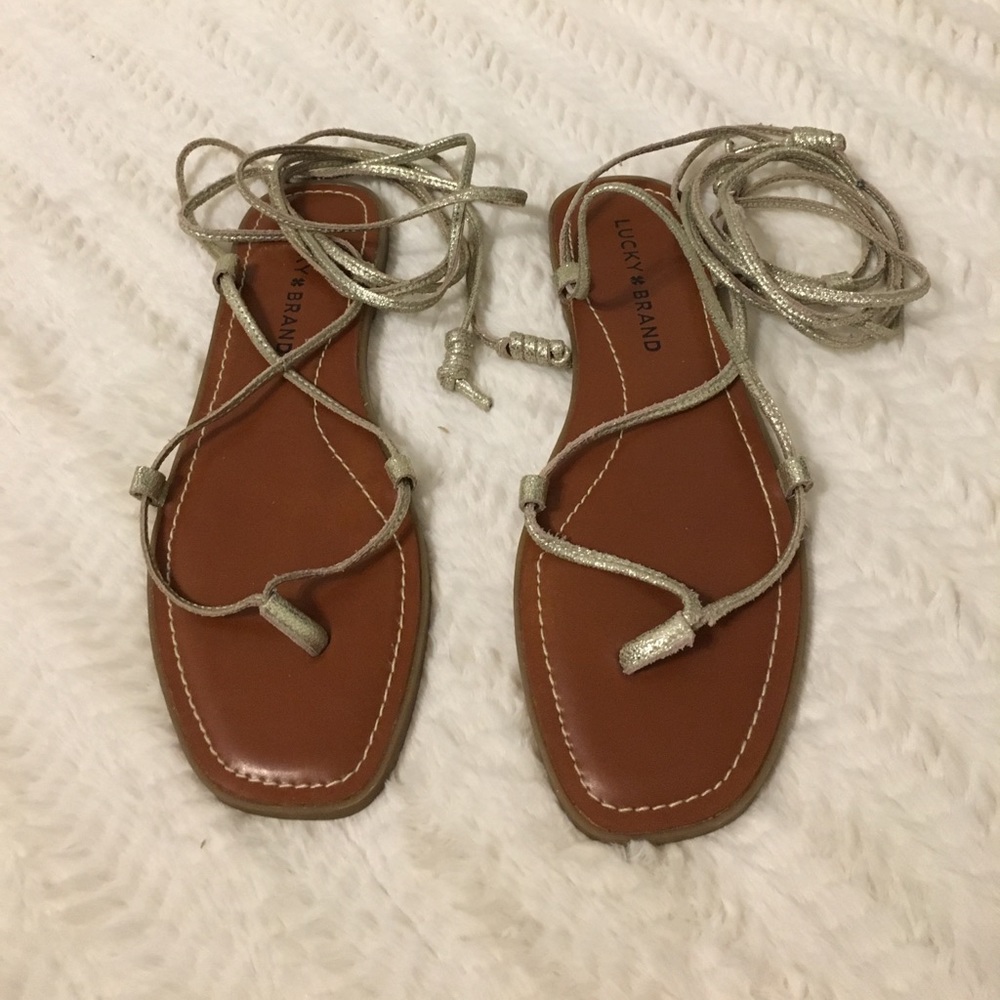 Lucky Brand Sandals - Gold