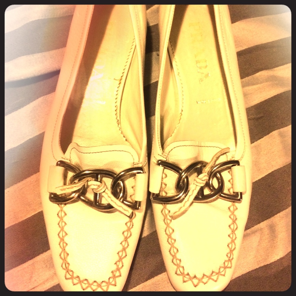 Authentic Prada loafers excellent condition