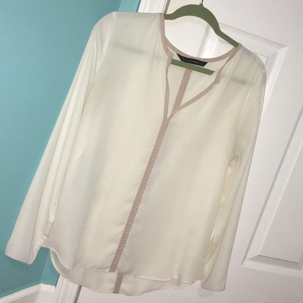 White Zara blouse