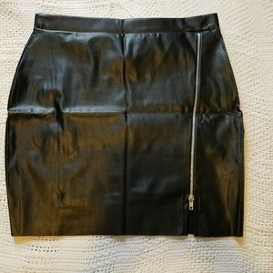 Faux leather skirt size 16
