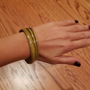Stacked bamboo bracelet