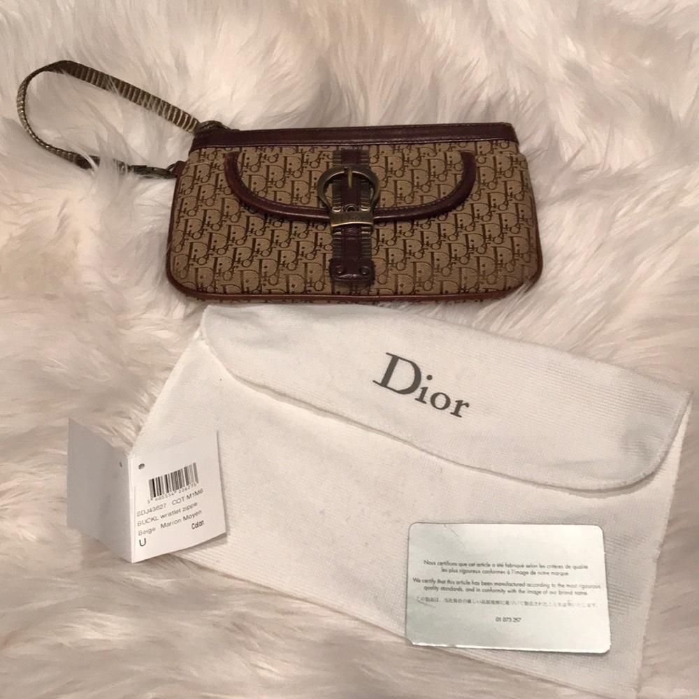 Authentic Dior wristlet