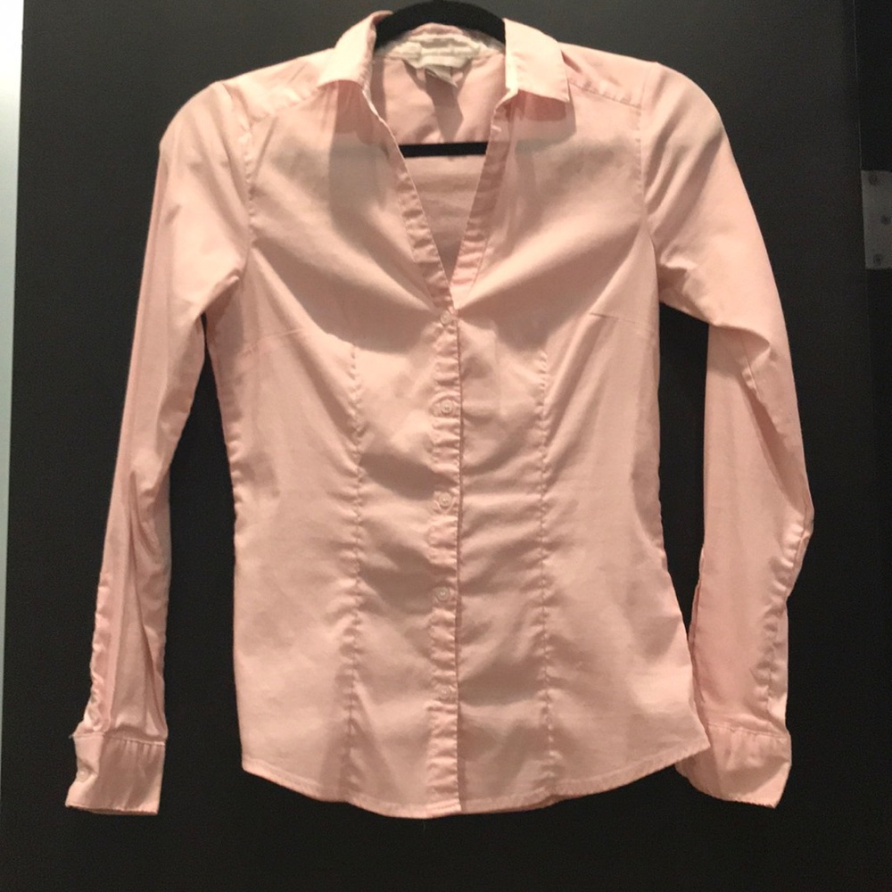 Pink button up