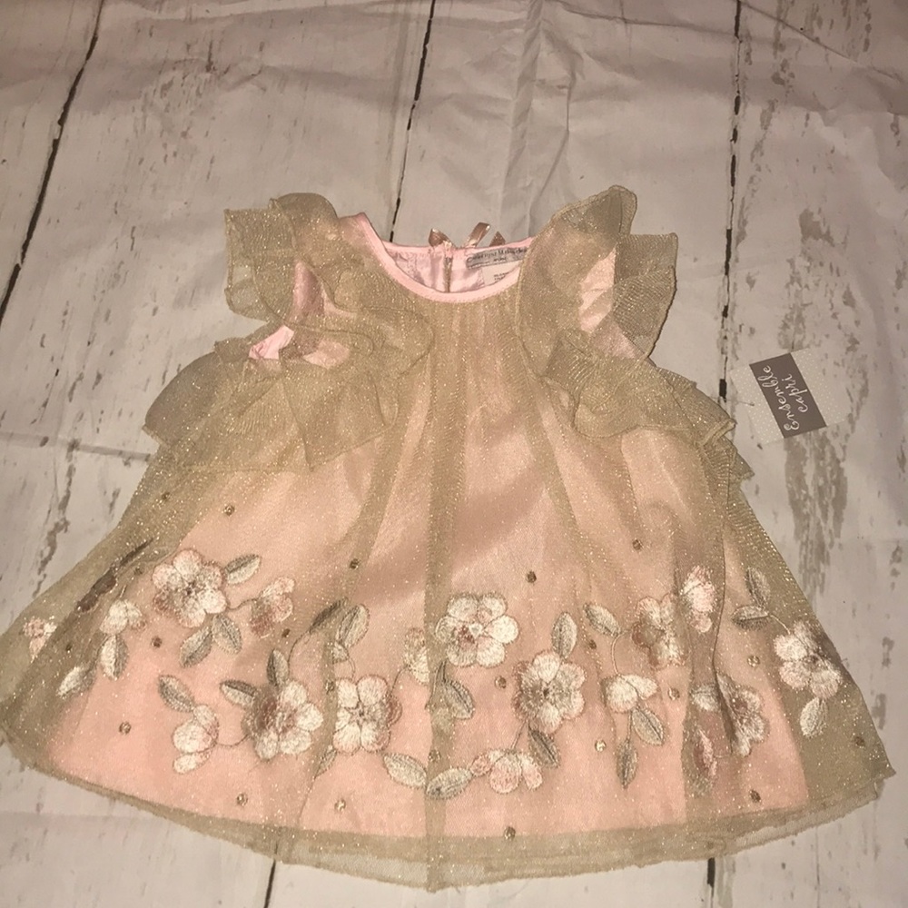 Shimmery baby/toddler dress