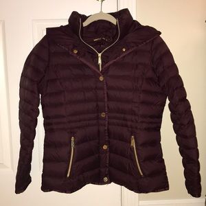 Medium Plum Colored Michael Kors Winter Jacket