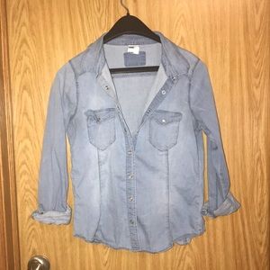 H&M Denim Button Up