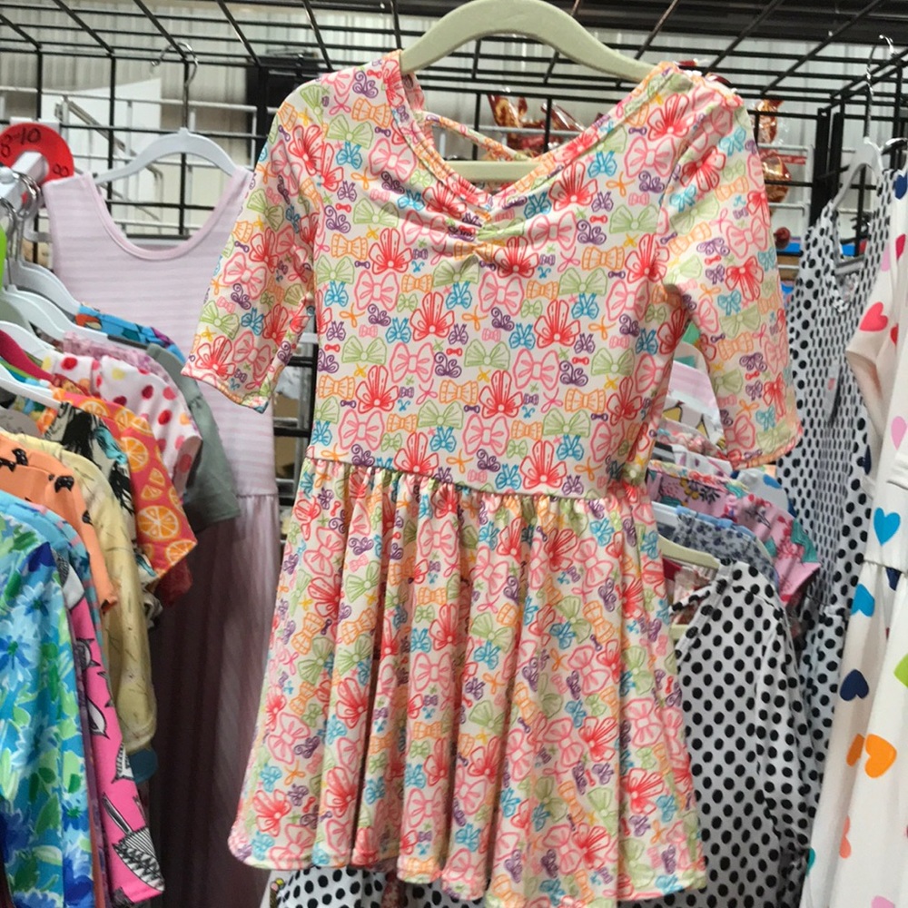 Ballerina style whimsical bow dress