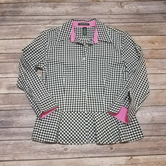 Ralph Lauren Tops - Ralph Lauren pleaded button up