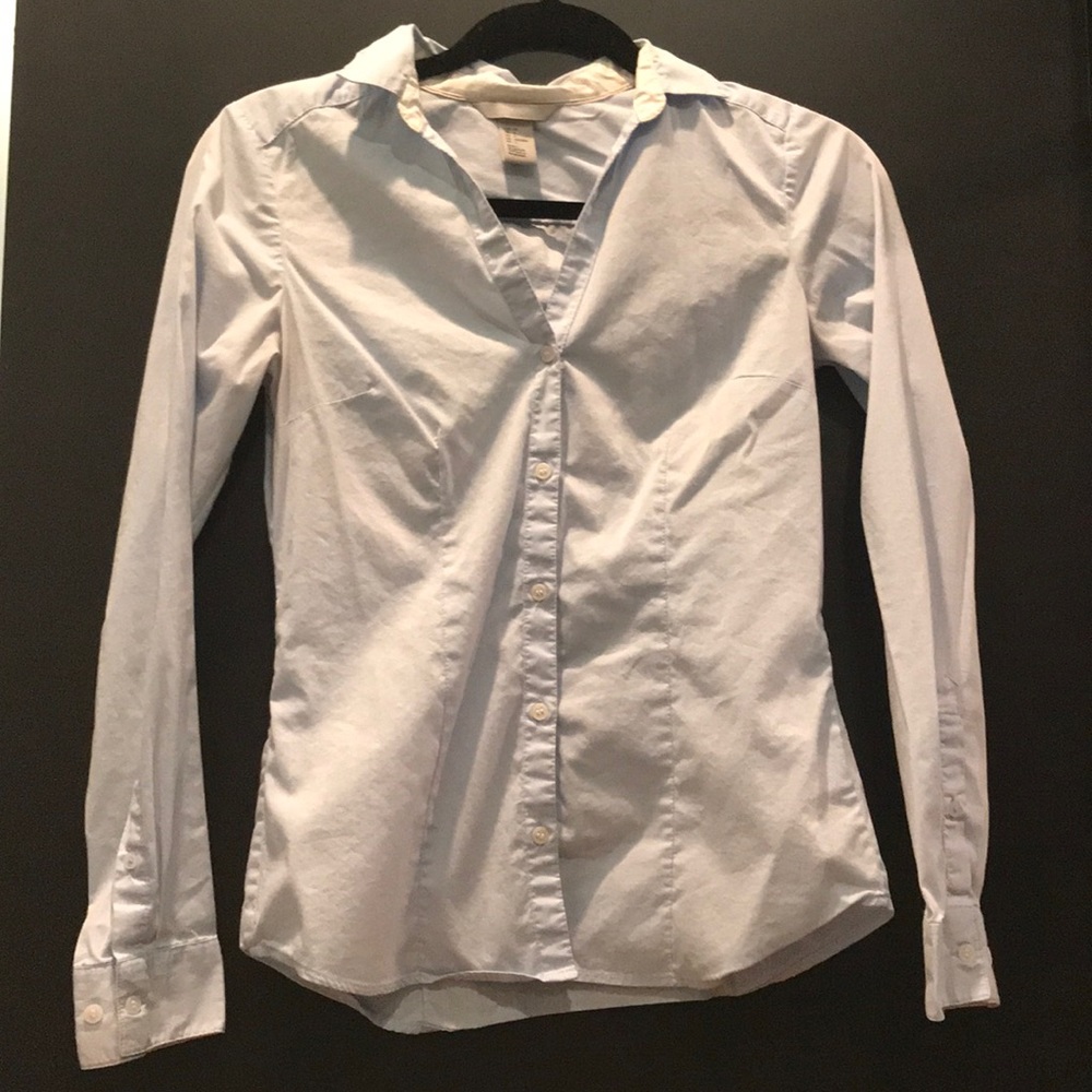 *donating on 1/12* blue button up